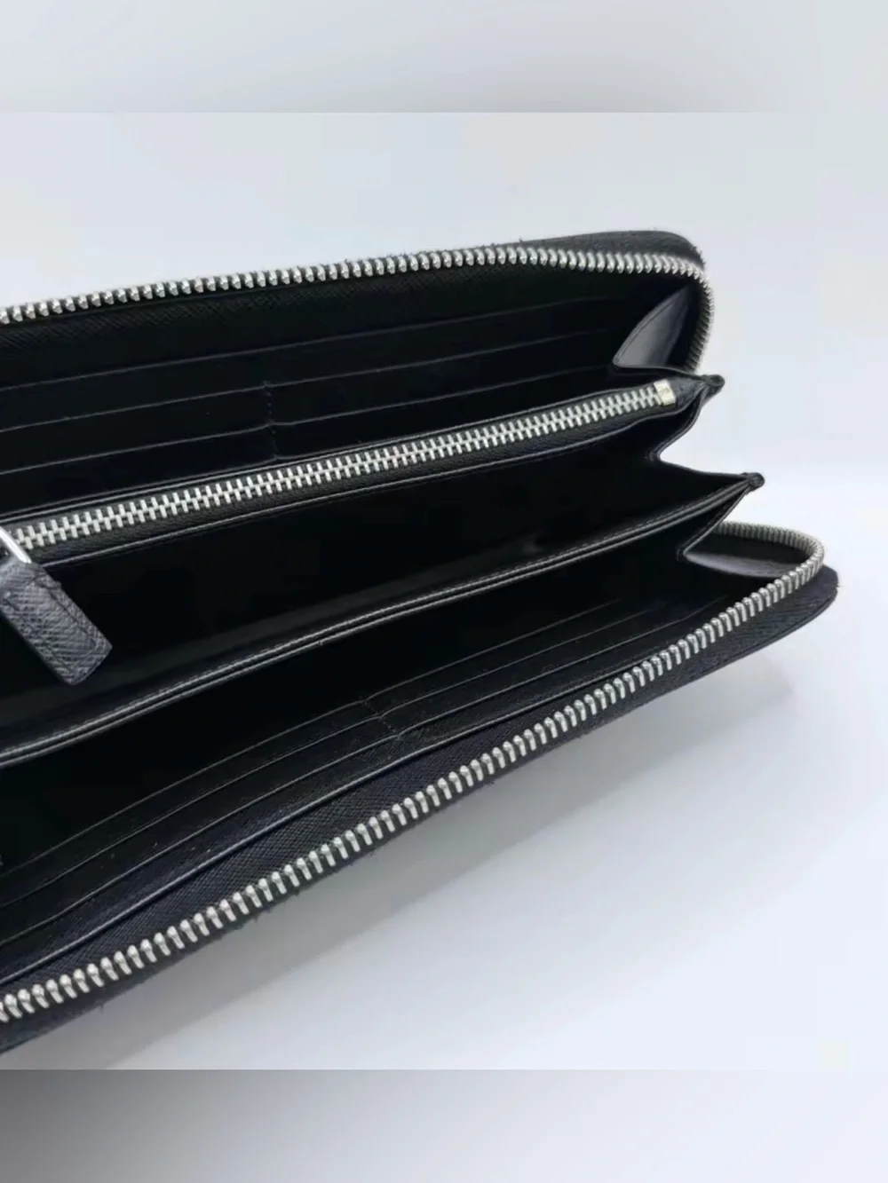 Prada Black Saffiano Leather Wallet